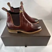 Rm Williams Adelaide Boot Mahogany burnished Au/us 5.5 Eu35 Uk5.5 New In Box