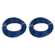 26AWG Gauge Stranded Hook-Up Wire PVC Tinned Copper Wire 30m/100ft Blue