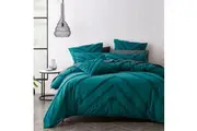 Bianca Haven Teal Quilt Cover Set Queen