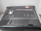 SPYDER ULTRA SOFT COMFORT CALIFORNIA KING SHEET SET BLACK W/4 PILLOW CASES (NEW)
