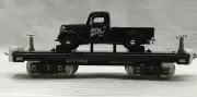 MTH Tinplate Traditions 10-1163 MTHRRC 200 Series Flat Car w/ Purple Truck