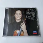 原裝CD正版 現貨CD 巴赫啊小提琴奏鳴曲/變奏曲 HILARY HAHN 希拉里哈恩演奏 原版未拆封