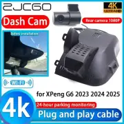 Plug and Play 4K UHD 2160P Wifi DVR Dash Cam Camera for XPeng G6 2023 2024 2025