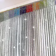 String Door Curtain Fly Insect Bug Screen String For Doorways Divider Or Window Curtain Panel (1pcs, Color)