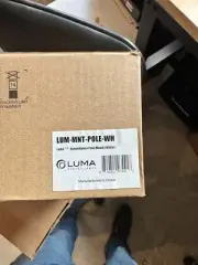 Luma Surveillance Pole Mount (White) LUM-MNT-POLE-WH