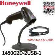 Honeywell 1450G2D-2USB-1 Wired 2D USB Handheld Barcode Scanner Stand + Cable
