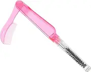 SOESFOUFU Elegant Folding Eyelash Brush Eyebrow Comb 2in1 Mascara and Separator Beauty Tool for Women Girls