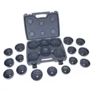 Lisle 61460 Heavy Duty Oil Filter End Cap Wrench Master Socket Set 21 pc Metric
