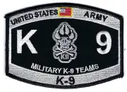 K-9 CORPS HAT PATCH US ARMY POLICE VETERAN PIN UP GIFT