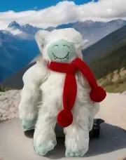 Ganz MX178164 Abominable Snowman Yeti W/Red Scarf, 13" Plush