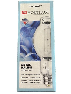 EYE Hortilux 1000 Watt MH / Metal Halide Grow Lamp - Hydroponic Greenhouse