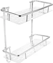 Mikinona Over Toilet Bathroom Organizer Metal Shelf for Bathroom Storage Wall Mount