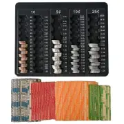 1PCS Black Coin Counter Tray -Change Counter Coin Counting and Sorting Tray w...