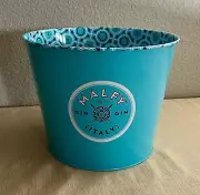 MALFY GIN ITALY Metal Tin Bottle Service Ice Bucket Beer Chiller *NEW*