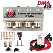 DMA Diff Breather Kit 4 Port Dodge Ram 1500 Express Laramie