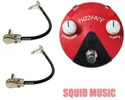 Jim Dunlop Jimi Hendrix Band of Gypsys Mini Fuzz Face FFM6 ( 2 MXR CABLES )