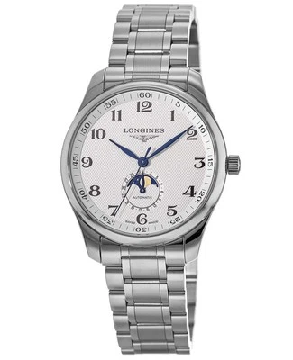 New Longines Master Collection Automatic 42mm Silver Men's Watch L2.919.4.78.6