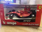 New Burago Ferrari SF—21 F1 #16 Charles Leclerc 1/43 Scale Formula 1