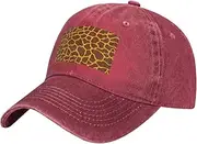 [JBYJBX] Giraffe Print Print Baseball Hat,Personalized Baseball Cap,Sun Hats, Trucker Cap Dad Hat Gift Men Women