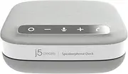 j5create USB-C 4K Speakerphone Dock, All-in-one Audio Dock for Video Conference, 4K HDMI, USB-A x 2, USB-C, Gigabit ethernet, Pass-Through Charging - Works with Teams, Zoom, and Google Meet (JCDS335)
