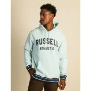 Russell Athletic Varsity Pull Over Hoodie Men's XXXXL Light Blue NWT $80