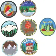 Gadpiparty 7Pcs Cartoon Animal Embroidery Patches for DIY Clothing Decor Fun Appliques for Backpacks and Garments Creative Sewing Accessories for Personalization