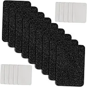 50Pairs Non Slip Carpet Gripper Tape for Hardwood Floors Self Adhesive Rug Holder Invisible Bed Fixer Hook and Loop Design for Safe Home Use
