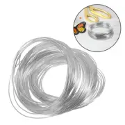 Silver Flat Aluminum Wire for Crafting and Jewelry Making for Sculpting Garden