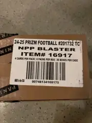 2024 PANINI PRIZM NFL FOOTBALL FACTORY SEALED - 20 BOX BLASTER CASE - IN HAND