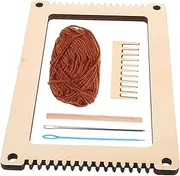 1 Set Diy Wooden Weaving Loom Kit for Boys and Girls Creative Knitting Toy for Early Learning Random
