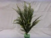 22" PINE EVERGREEN BUSH (x9 STEM) (PLASTIC) ARTIFICIAL FLOWERS
