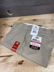 Dickies Men’s Original Fit 874 Work Pants Flex Khaki Size 36x32 New