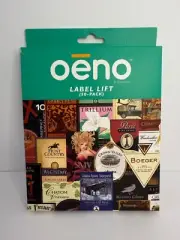 OENOPHILIA Wine Bottle Label Lift Laminate 50-Pack 5x6" Makes Saving Labels Easy