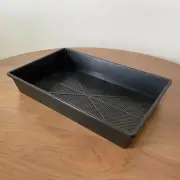 Seedling Tray with Holes Garden Nursery Plant Propagation Hydroponic Rectangular