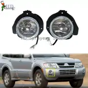 Pair Front Bumper Fog Lamp With Bulb For 2003-2006 Mitsubishi Montero