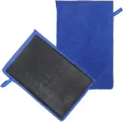 2X Car Wash Gloves Microfiber Clay Bar Towel Detailing Cleaning Cloth Rag Mitt