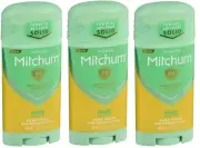 Mitchum Women Triple Odor Defense Pure Fresh Solid Deodorant 2.7 Oz ea *3 Pack*
