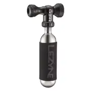 Lezyne Control Drive Co2 Inflator Presta/Schrader 16g Cartridge & Sleeve Black