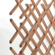 American Pro Decor Trimmable Wine Rack Lattice Panel 28-Bottle 24"x43" in Cherry