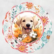 Labrador 10" Wind Spinner #1