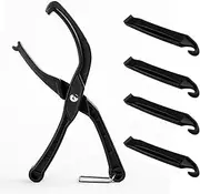 Powerful 5 Pack Bike Tire Levers Bicycle Tire Lever with Cycling Repair Tool Spoon Tire Bead Jack for Install Wire Bead, Bike Tires