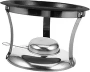 SECFOU 1 Set Stainless Steel Buffet Stove with Lid Multi Function Food Holding Plate for Outdoor Bbq and Camping Heat Resistant Chafer with Strong Construction for Parties and Gatherings