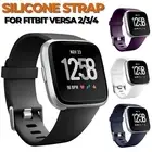 For Fitbit Versa 4 3 2 Replacement Straps Wristband Silicone Flexible Watch Band