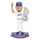 Nathan Eovaldi Texas Rangers 2023 World Series Champions Bobblehead MLB Baseball