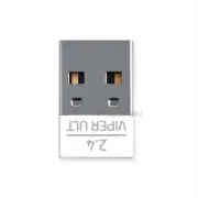 White USB Dongle Receiver Adapter for Razer Viper ultimate Wireless Gaming Mouse