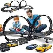 Kids Toy-Electric Powered Slot Car Race Track Set Boys Toys for 6 7 8-12 Year...