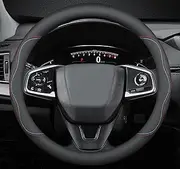 BllXESD Steering Wheel Cover Compatible with Toyota RAV4 2001-2023, Breathable Premium Leather Car Steering Wheel Cover, Anti-Slip Design, A-Style