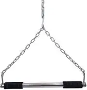 Height Increaser Steel Chin Up bar | Hanging Chin up Bar, Chin up Rod, Height Increaser and Pull Ups Exercise with Heavy Chain Rod and Foam Grip Heavy Duty Bar
