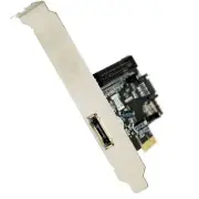 New PCI-E to eSATA SATA IDE Expansion Card Raid Controller Adapter JMB363 ATA133