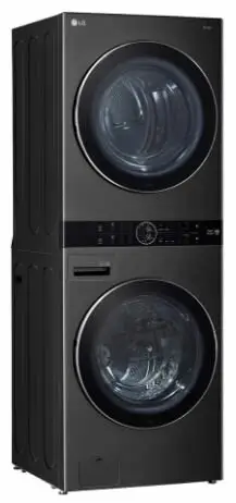 【點數5倍送+跨店最高22%點數回饋】LG 樂金 WashTower AI智控 19+16公斤 洗乾衣機-黑色 WD-S1916B